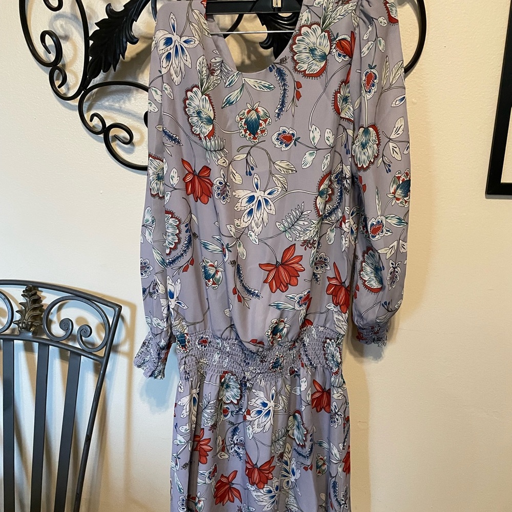 Paisley print dress size large from pet free smoke free house